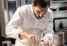 Thibault Sombardier signe la carte du restaurant « Les Parisiens », hôtel Pavillon Faubourg Saint-Germain