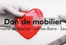 Solidarité, Aix-les-Bains : avant la rénovation, Florian Hugonet Leroux, Directeur des thermes de Marlioz, organise un don de mobilier