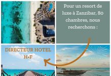 Opportunité, Zanzibar | Directeur Général H•F Resort, 80 clés