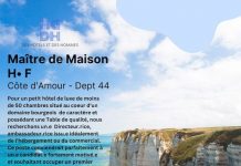 Offre d’emploi, Côte d’Amour, Dept 44 | Opportunité Maître de Maison / Directeur H•F