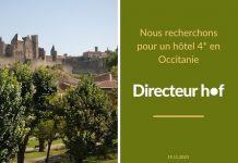 Opportunité, Carcassonne | Directeur H•F pour hôtel 4*, marque internationale
