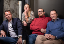 Belgique | Une nouvelle équipe nommée à la tête de la Fédération Horeca Bruxelles De gauche à droite, Matthieu Léonard,Kamila Ostrowska, Loïc Installé et David Debin