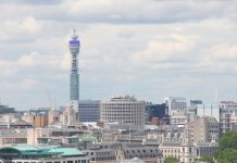 Ouverture, UK | À Londres, la BT Tower va devenir un… hôtel ! BT Tower à Londres @ credit Depositphotos