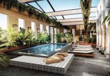 Ouverture 2025, USA | Fairmont annonce l’ouverture d’un établissement à la Nouvelle-Orléans à l’été 2025 Toit-terrasse avec piscine @ credit Fairmont Hotels & Resorts