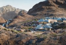 Projet, Trojena, Arabie saoudite | Ritz-Carlton Reserve (Marriott) se pose à NEOM ! Rendu visuel Ritz-Calrton Reseve à Trojena