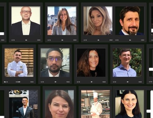 Mercato | De haut en bas et de gauche à droite, • Hervé Blondel, Clara Fattacini, Marija Wölfle, Bertrand Fourtines, Antonin Buron, Salman Shabir, Leila Salhi, Pierre Bureau, Brian Verrijp, Cécile Montagne, Thomas Roux et Anna Magdalena Blondet