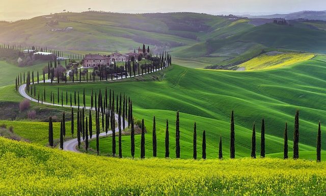 Green hills of Tuscany @ Depositphotos