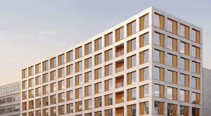 Façade du futur Hoxton Oslo @ credit Ennismore