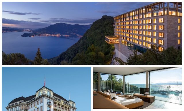 @ credit Bürgenstock Resort Lake Lucerne, La Réserve Genève - Hotel and Spa et Mandarin Oriental Hotel Group avec le Mandarin Oriental Savoy, Zurich