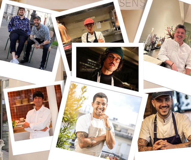 ETIENNE DUPUY-ALEXANDRE AZIZA, VALERIYA HYSCHCHENKO, NUMA MULLER, PAULO SANTIAGO, RICARDO VERDEJO, SIMON AUSHER & BAPTISTE TRUDEL @ credit Sens, Scène ouverte culinaire à Cannes