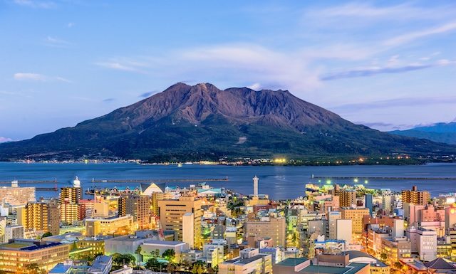 Kagoshima, Kyushu, Japon @ credit Depositphotos