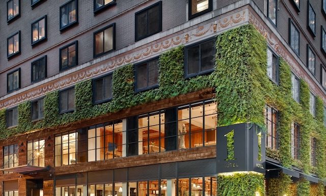 Façade du 1 Hotel Central Park @ credit Eric Laignel