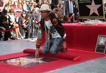 Transaction, Paris | Mohari et Omnam accompagnés de Pharrell Williams s’emparent du Saint-James & Albany LOS ANGELES - DEC 4: Pharrell Williams at the Pharrell Williams Hollywood Walk of Fame Star Ceremony at the W Hotel Hollywood on December 4, 2014 in Los Angeles, CA