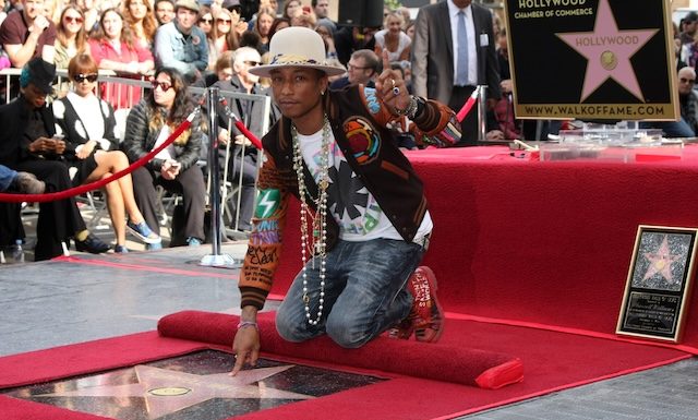 LOS ANGELES - DEC 4: Pharrell Williams at the Pharrell Williams Hollywood Walk of Fame Star Ceremony at the W Hotel Hollywood on December 4, 2014 in Los Angeles, CA