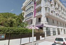 Cannes | L’immeuble cannois de l’ancien hôtel Partouche (3.14) sur le marché ! L'ex. Hôtel 3.14 de Cannes @ capture Googlemaps juillet 2014