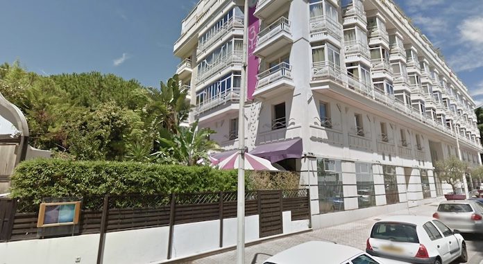 L'ex. Hôtel 3.14 de Cannes @ capture Googlemaps juillet 2014