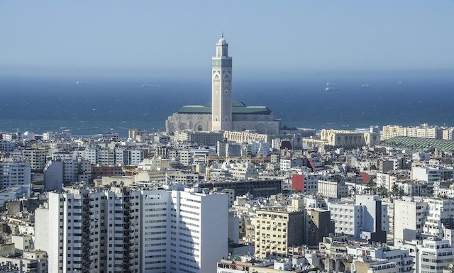 City panorama. Casablanca, Morocco. Africa
