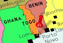 Projet, Togo | Fermé depuis 2018, l’hôtel Palm Beach à Lomé repris par Ebomaf ! Togo, Lome - capital city, pinned on political map