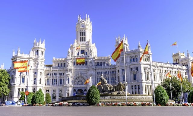 fountain of Cibeles In Madrid, Spain