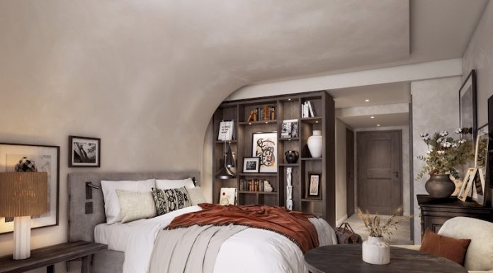 @ credit NUEL_ rendu visuel chambre L'Isle de Leos