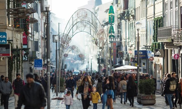 Rue Santa Catarina, centre-ville de Porto