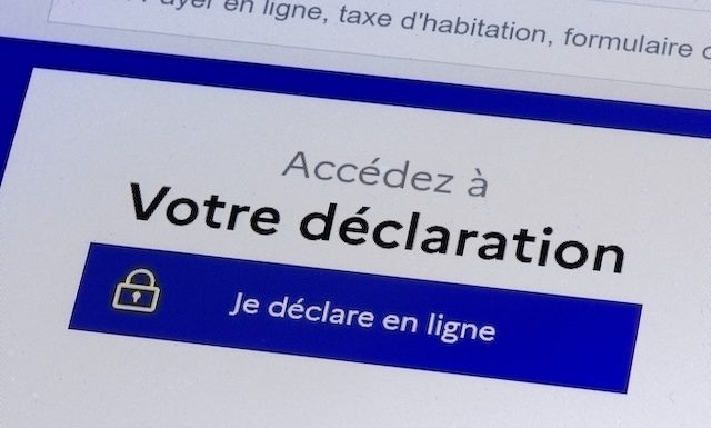 Déclaration en ligne @ credit Depositphotos