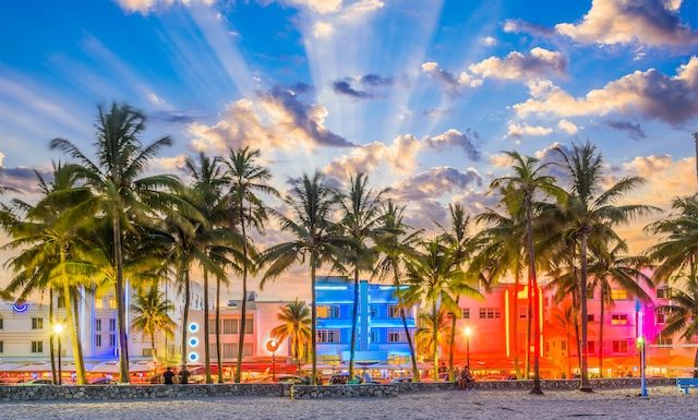 Miami Beach @ credit Depositphotos