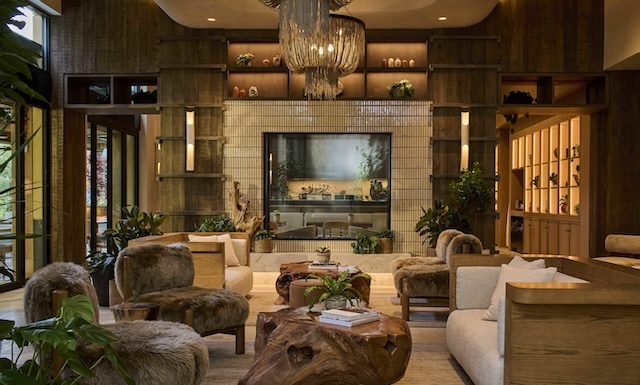 Lobby at 1 Hotel Seattle @ Credit: Mikkel Vang