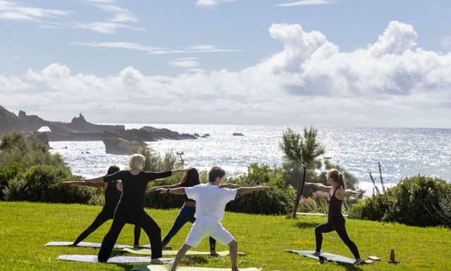 Yoga-at-Hotel-du-Palais-Biarritz-The-Unbound-Collection-by-Hyatt @ credit Hyatt