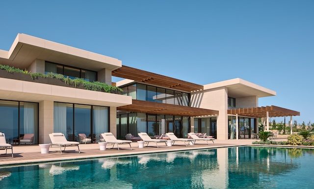BHR Bodrum_Mansion_Garden Facade & Pool