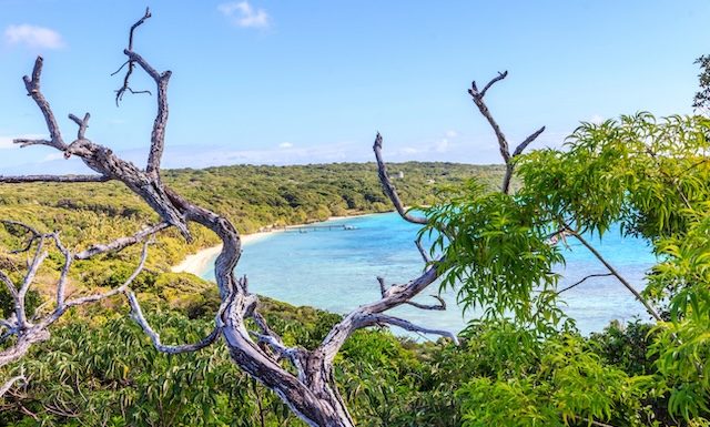 View of Easo beach, Lifou, New Caledonia.
