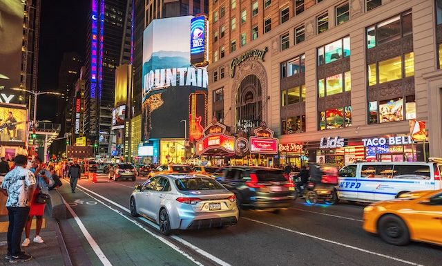 Times Square, NYC @ credit Depositphotos