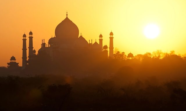 Taj Mahal morning view, Agra, India @ credit Depositphotos