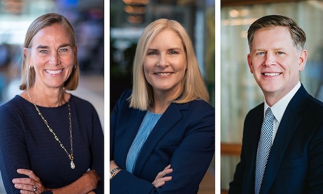 L-R: Leeny Oberg, Jen Mason, Shawn Hill @ credit Marriott