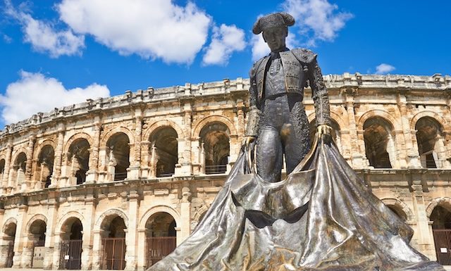 Roman Amphitheater in Provence, Nimes, France