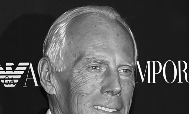 Giorgio Armani @ credit Wikipedia Co - Moyenne