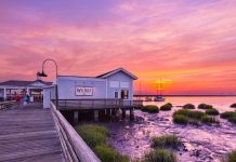 USA | Le REIT* Pebblebrook Hotel clôt une émission d’obligations convertibles de 400 millions $ Wharf Restaurant @ Jekyll island club resort@ credit jekyll island club resort, propriété Pebblebrook Hotel Trust