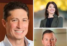 Management, USA | Atrium Hospitality : Rob Mangiarelli nommé CEO et Kimberly Furlong promue Présidente de gauche à droite, Rob Mangiarelli, Kimberly Furlong et Lars Schrader@ credits linkedin