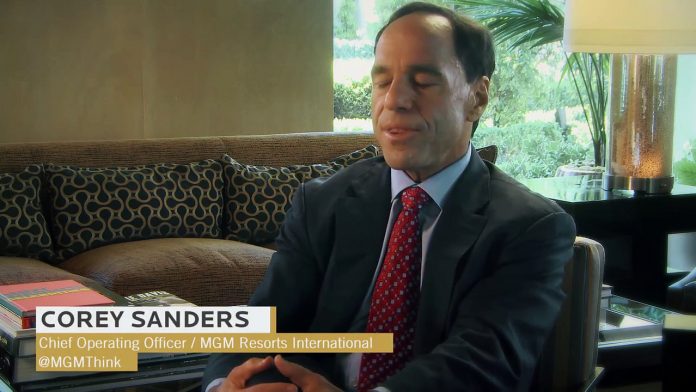 USA | MGM Resorts annonce le départ de Corey Sanders, COO, pilier et personnalité incontournable du groupe. USA | MGM Resorts annonce le départ de Corey Sanders, COO, pilier et personnalité incontournable du groupe.