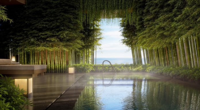 Aman Singapore - Spa House Pool, Render