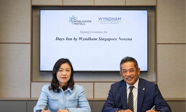 Cérémonie de signature à SIngapour, Days Inn by Wyndham Singapore Novena @ credit yndham Hotels & Resorts et Worldwide Hotels
