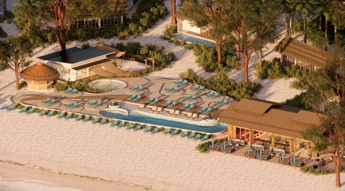 The beachfront restaurant and pool zone designed for laid-back dining and oceanfront leisure @ credit Outrigger Hospitality Group
