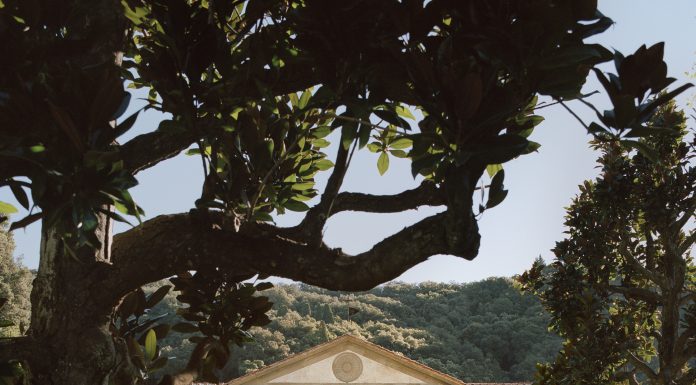 The entrance of Villa San Michele as seen by François Halard