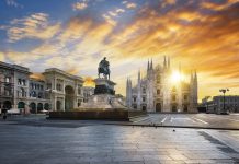 Italie | Rocco Forte Hotels ouvre The Carlton à Milan, son dixième établissement en Italie Duomo at sunrise, Milan, Europe @ credit Depositphotos.com