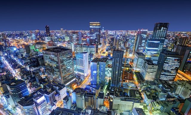 Osaka, Japan cityscape