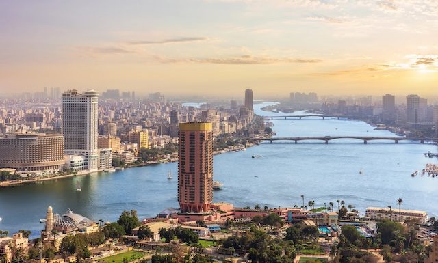 Cairo downtown view at sunset, Egypt @ credit Depositphotos.com