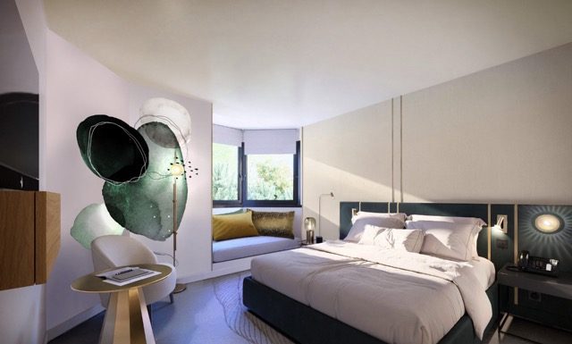 @ credit KING Bedroom Hyatt Centric Reims