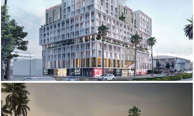 Moxy En haut, Residence Inn Casablanca. En bas, AC Casablanca la Corniche @ credits Marriott