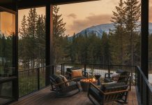 USA | À Big Sky dans le Montana, One&Only ouvre son premier resort alpin américain One&Only Moonlight Basin, Private Home Terrace @ credit One & Only