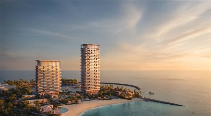 Rendering of Janu Al Marjan Island